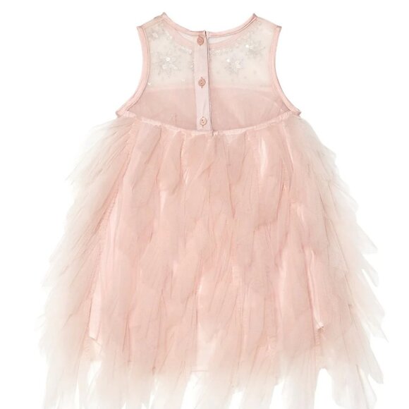 Tutu Du Monde Pink Tulle Dress Silver Sequins Beads Party Portrait 12-18 Months - Picture 8 of 8